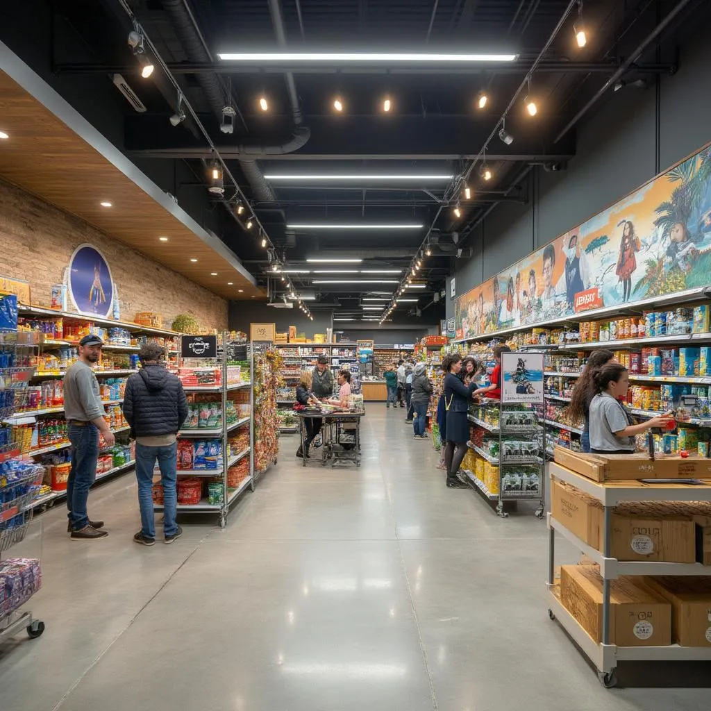 Interior tienda YPF Full
