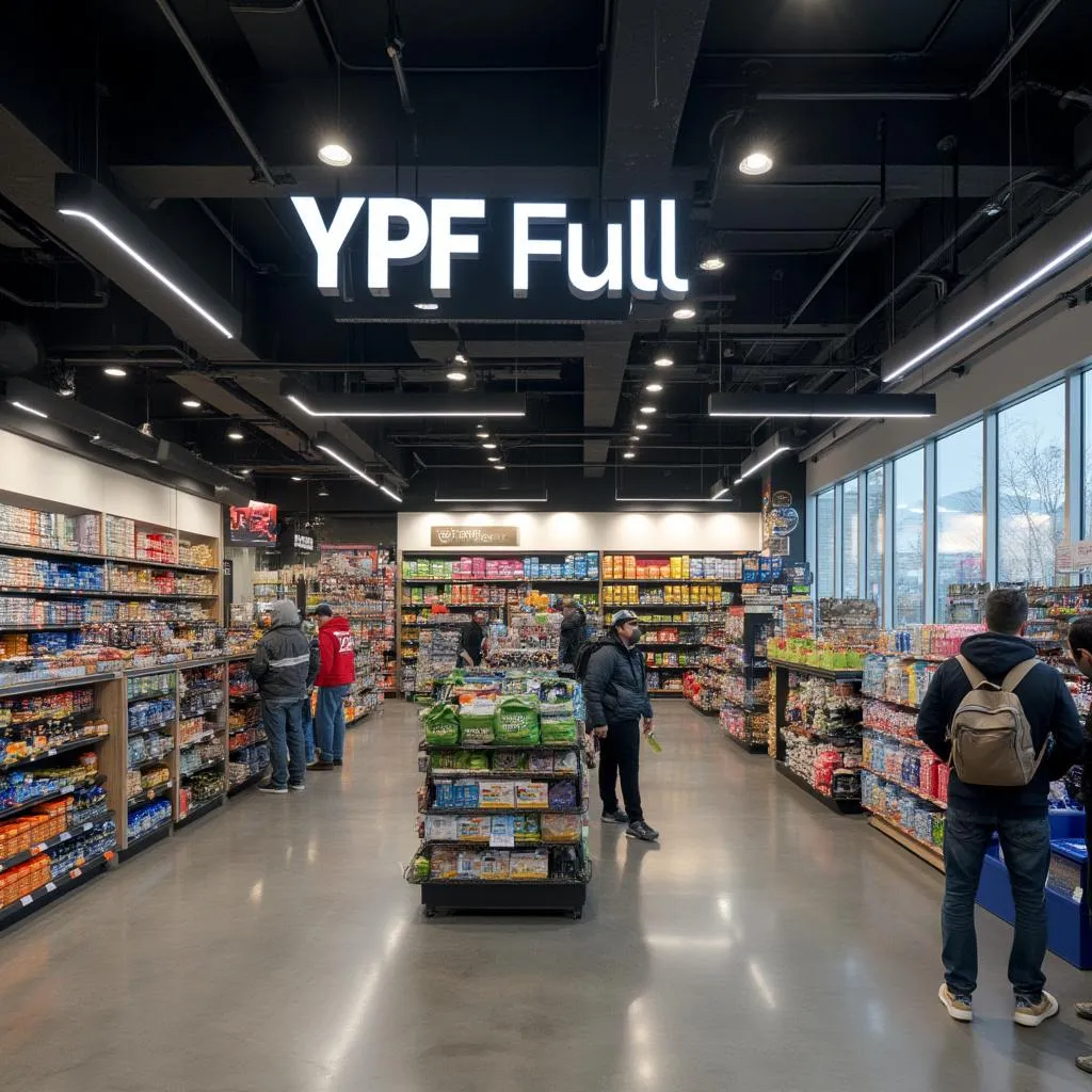 Interior tienda YPF